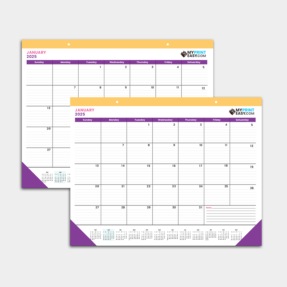 Desk Pad Blotters 2025 Calendar Blotters