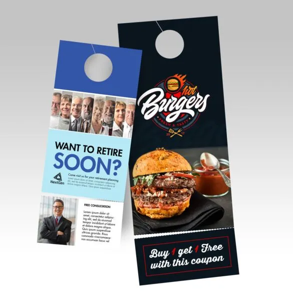Tear-off Door Hangers
