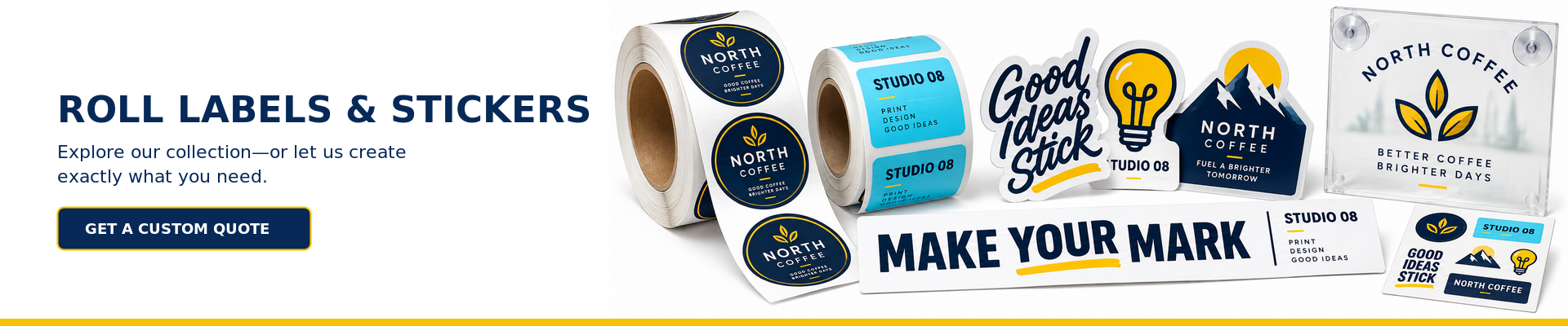 Roll Labels & Stickers Banner
