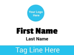 Name Badge Template 1 