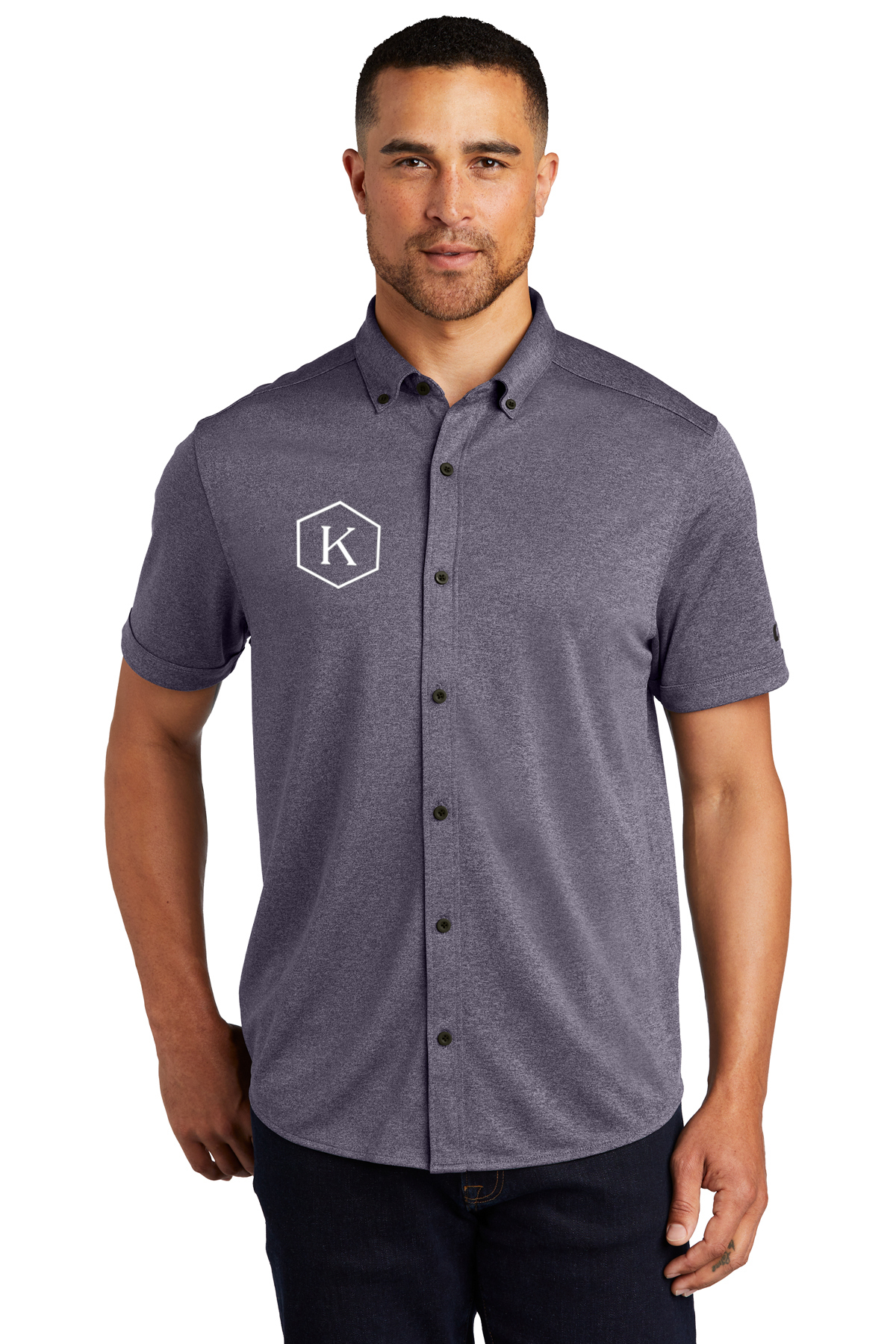 OGIO Gravitate Full-Button Polo - OG141
