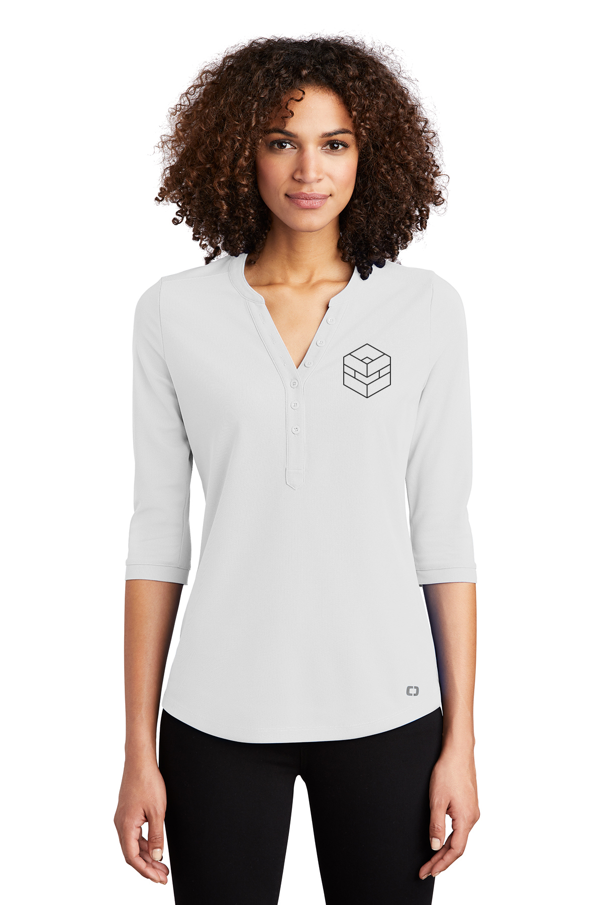 OGIO Ladies Jewel Henley - LOG104