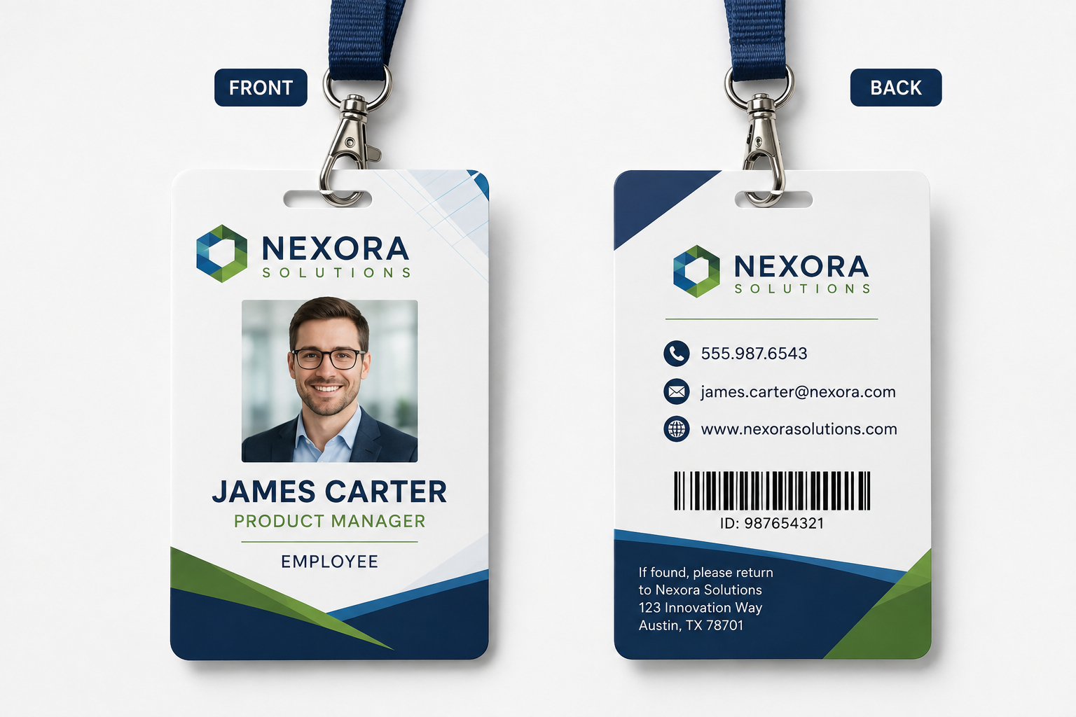 Custom Laminated Name Badges 2