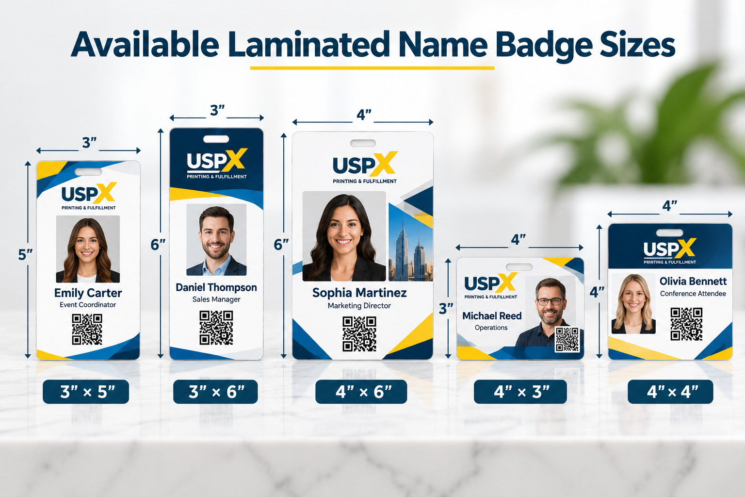 Custom Laminated Name Badges 4