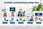 Custom Laminated Name Badges 4