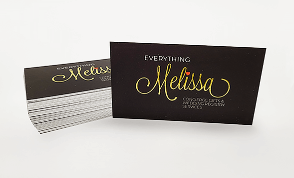 18pt Soft Touch UV [Foil Accent Business Cards]