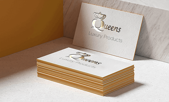 32pt Soft Touch UV [Foil Accent Business Cards]