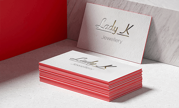 24pt Soft Touch UV [Foil Accent Business Cards]