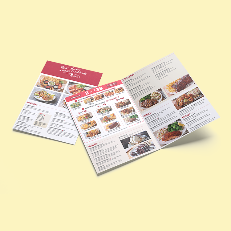 Brochures & Menus