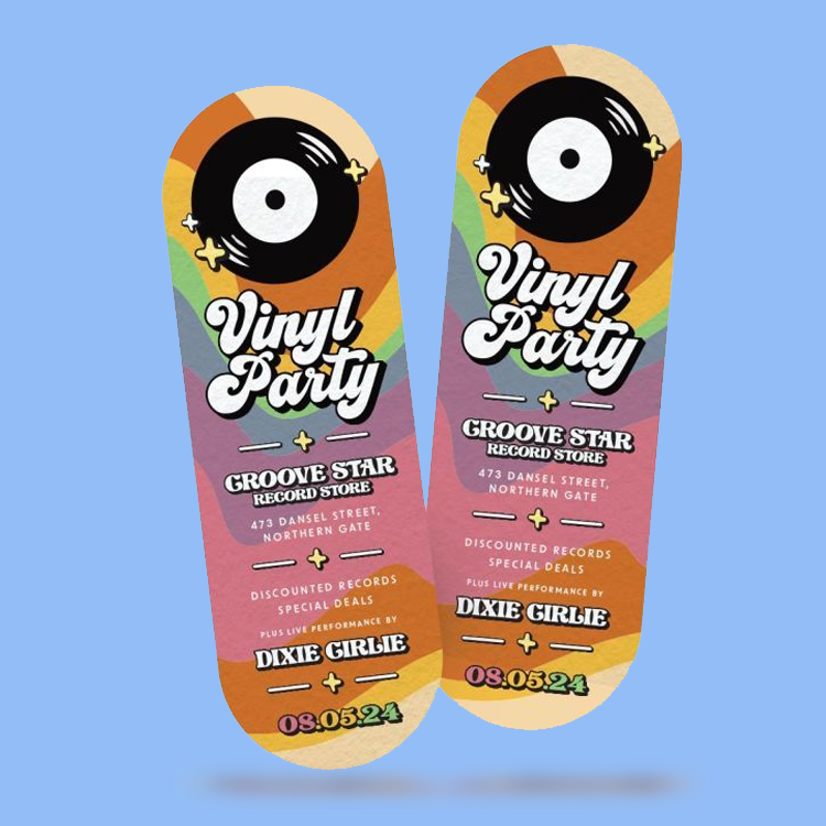 Die Cut Flyers & Postcards