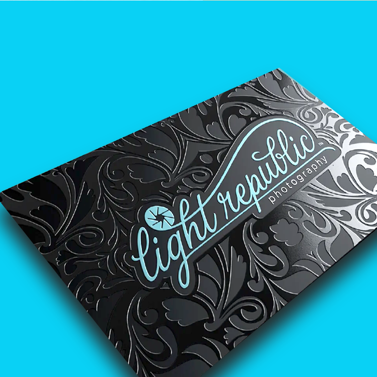 Spot UV Cards w/ Silk Lamination