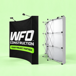 pop up fabric display