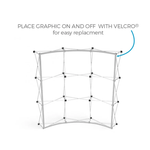 Fabric Pop Up Display  Curved 4