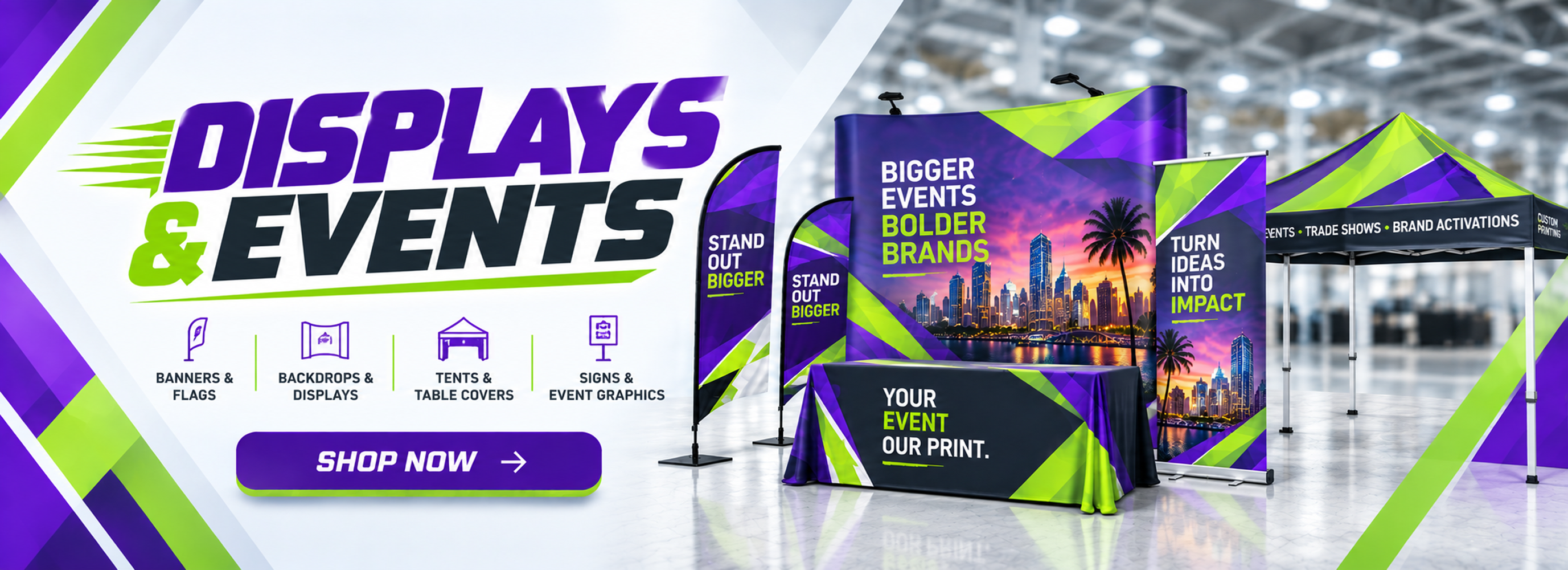 display and events