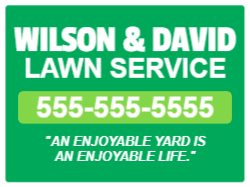 18 x 24 Lawn Service 1