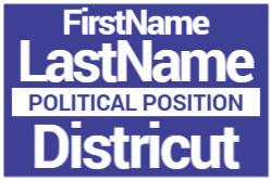 24 x 36 Political Campaign 4