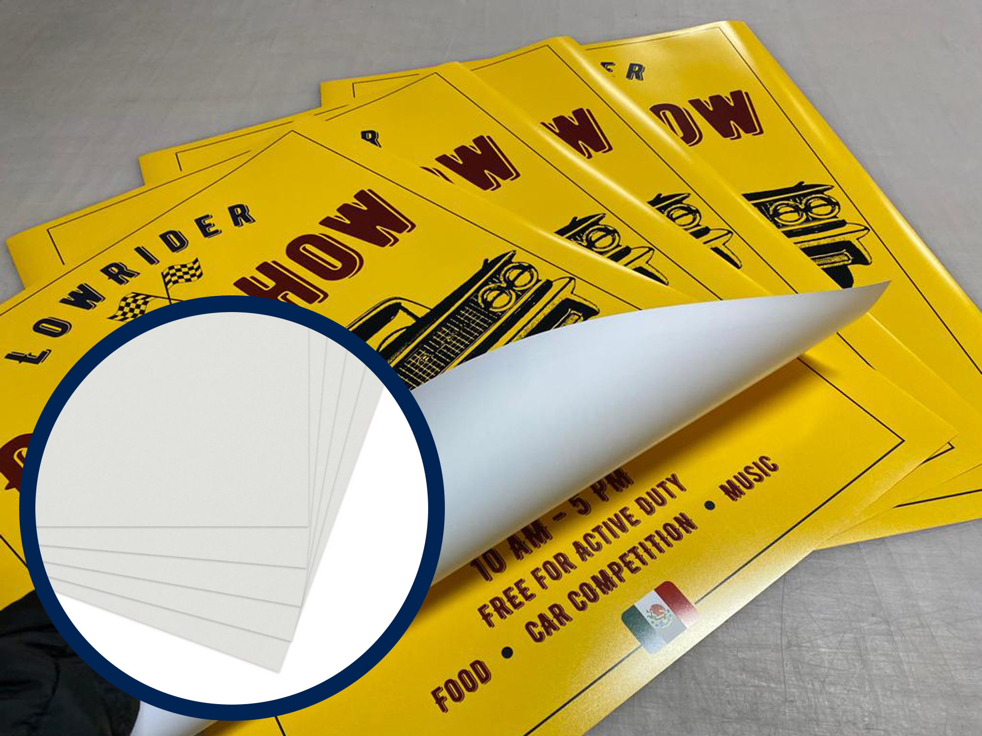 Premium poster paper for durable posters, signage, and displays