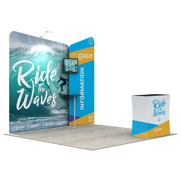 10Ft Standard Booth Solution 101 (C4A4) Graphic Package
