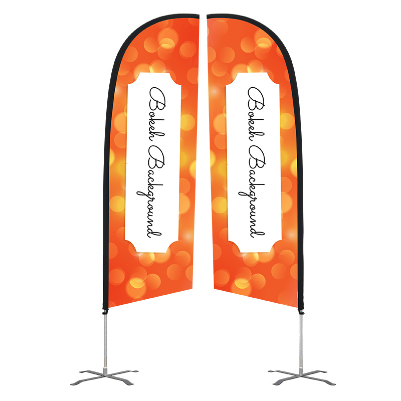 （014AF9ST）9' Premium Angled Flag (Starting from $40 each)