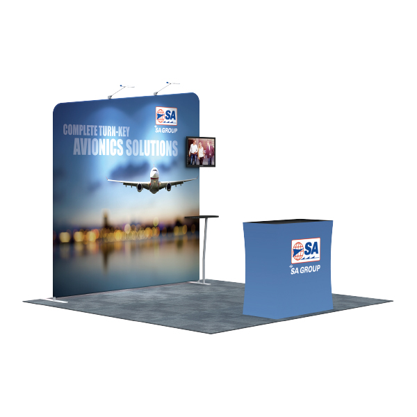 10Ft Standard Booth Solution 109 (D4) Graphic Package