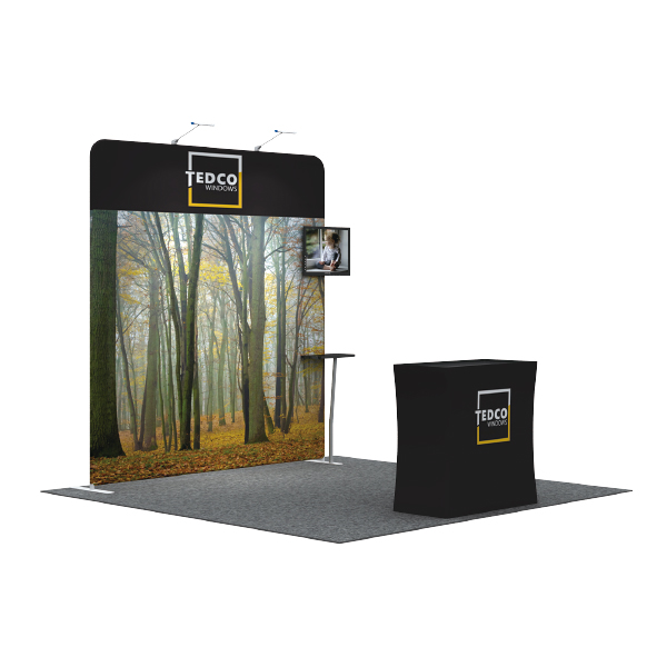 10Ft Standard Booth Solution 111 (D2) Graphic Package