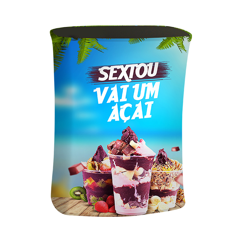 （010EM-08R6D）Tube Backlit Square Counter