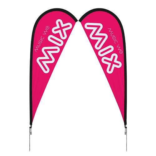 （014TF10ST）10' Premium Teardrop Flag  (Starting from $40 each)