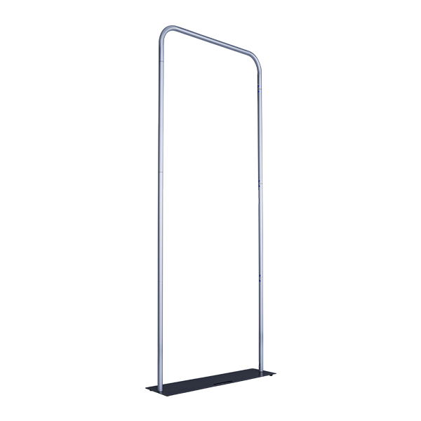 3ft Steel Plate Tube Banner Stand Hardware Only