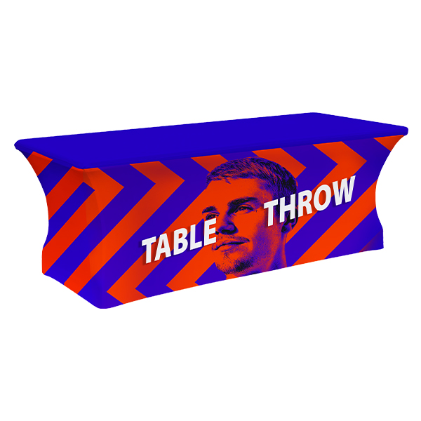 （009HMZB13D-ST）8ft.4-Sided Stretch Table Throw Graphic Package