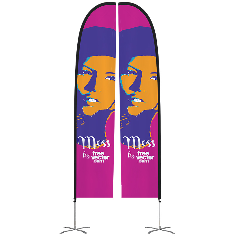 （014SF15ST）15' Premium Straight Flag (Starting from $50 each)