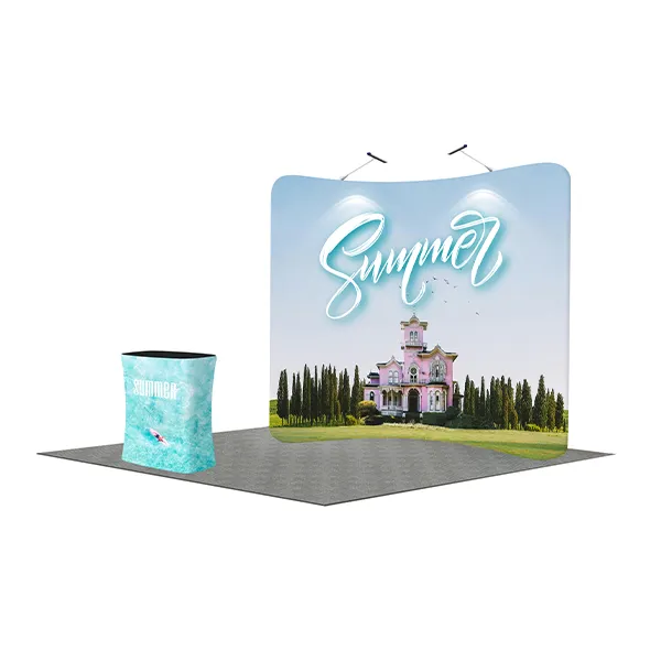 BCBS10-02 10ft Tradeshow Backdrop Set