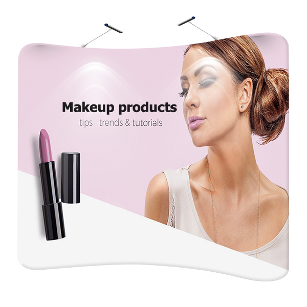 (003EM-17H-10Ft)10ft Tube Curved Wall