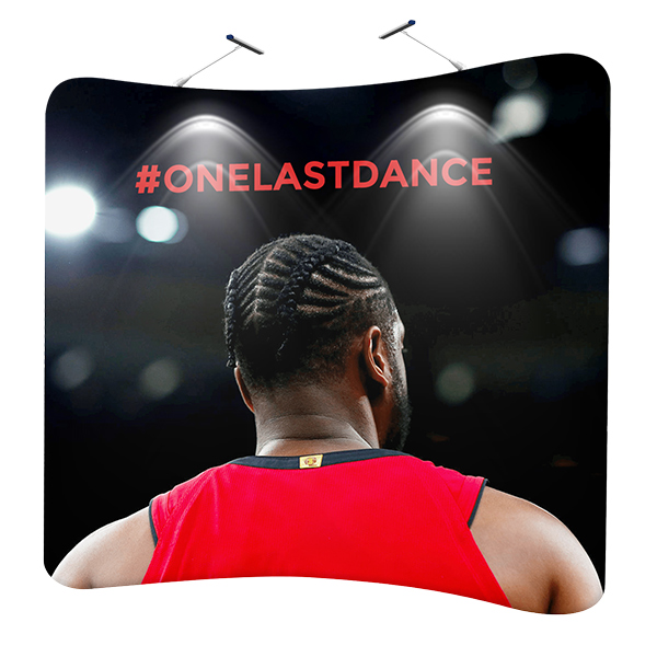 （003EM-17H-8Ft）8ft  Tube Curved Wall