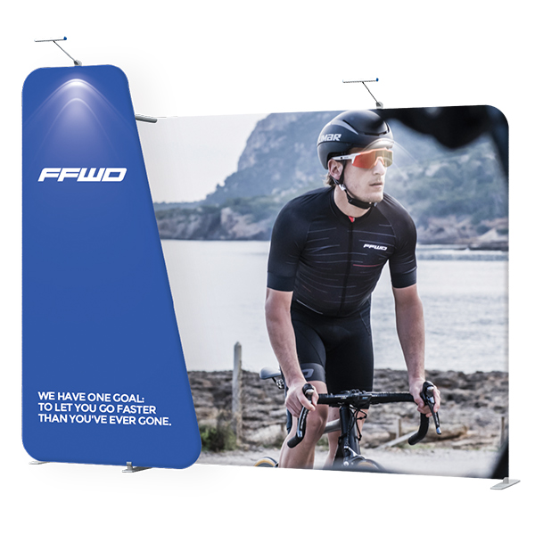 （003EM-Z08-10Ft）10ft Straight Wall & Overlap Shape Wall Graphic Package