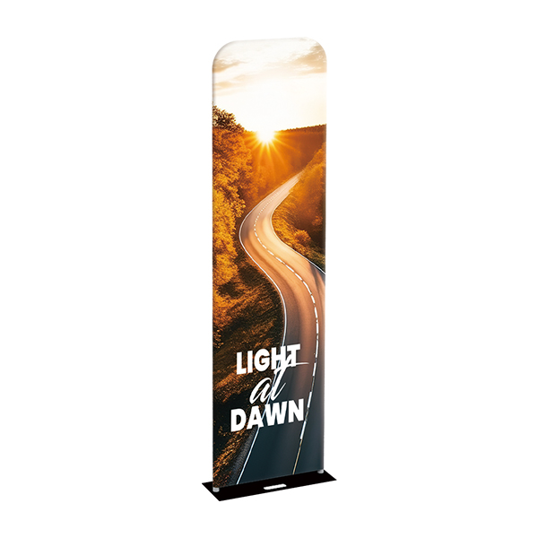 BCSPB-2FT Steel Plate Tube Banner Stand