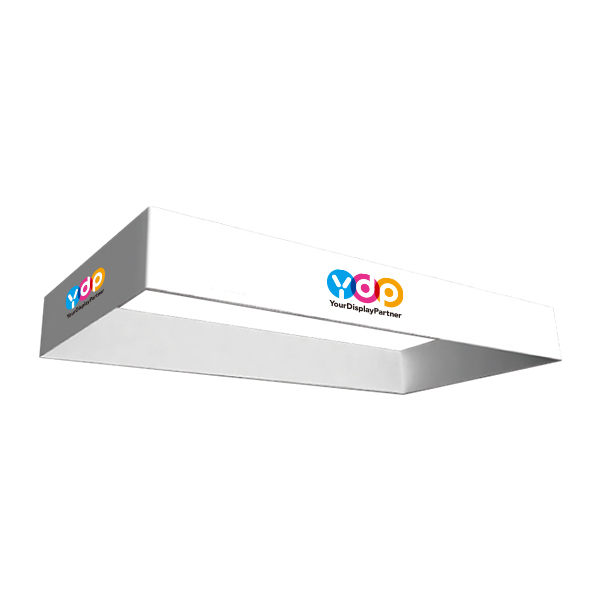 20'L x 10'W x 4'H Rectangle Hanging Signs Graphic Package