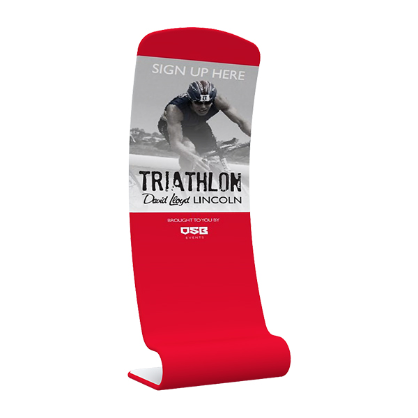 3'x7.5'H Tube Snake Stand 3 Graphic Package