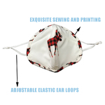 （002FMS046）Dye-Sub Printed Adult Mask Adjustable Ear Loops w./ Nose Wire (S046) 2