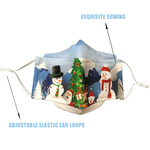 （002FMS047）Dye-Sub Printed Adult Mask Adjustable Ear Loops w./ Nose Wire (S047) 3