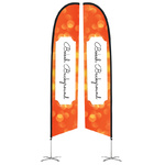 （014AF15ST）15' Premium Angled Flag (Starting from $50 each) 1