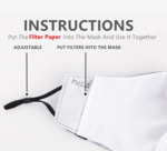 （002FMS048）Dye-Sub Printed Adult Mask Adjustable Ear Loops w./ Filter Pocket (S048) 3