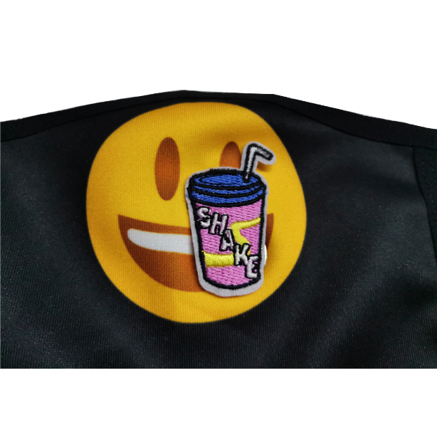 （002FMS072 ）Printed Mask With Straw Hole 2