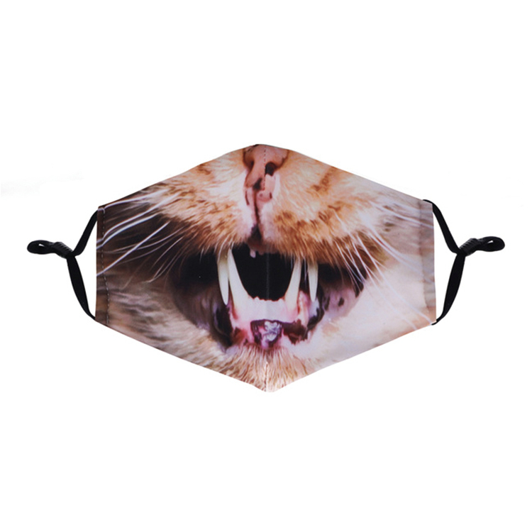 （002FMS048）Dye-Sub Printed Adult Mask Adjustable Ear Loops w./ Filter Pocket (S048) 7