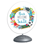 Outdoor Round Waterbase Sign Double Sided Graphic Package 2