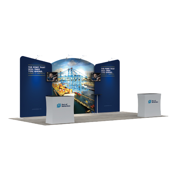 20Ft Standard Booth Solution 213 (B4D5B4) Graphic Package 1