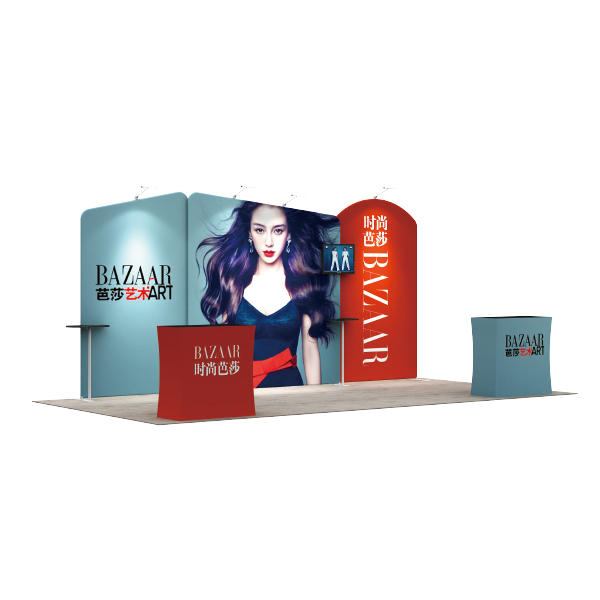 20Ft Standard Booth Solution 220 (B4D4B5) Graphic Package 1