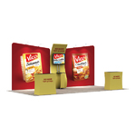 20Ft Standard Booth Solution 223 (D4A7D4) Graphic Package 1