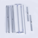 （006EM-17B2）33.5"×7.5'H Economy Tube Banner Stand With Steel Feet 3