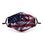 （002FMS048）Dye-Sub Printed Adult Mask Adjustable Ear Loops w./ Filter Pocket (S048) 5