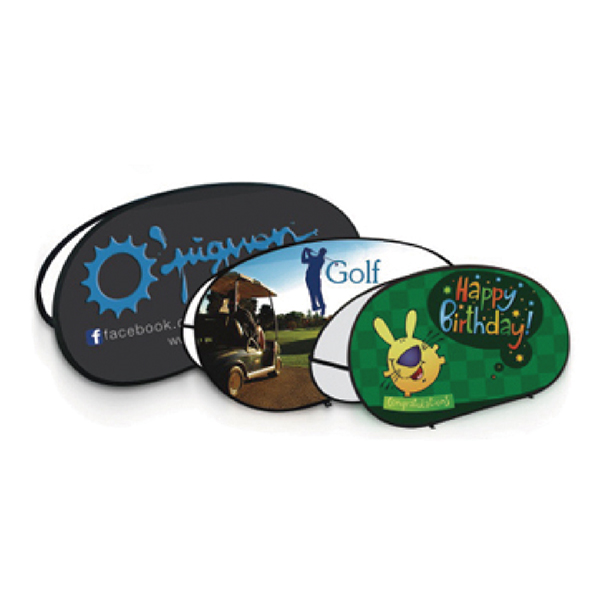 8.5' W x 3.6'H Horizontal Pop Up Banner Graphic Package 1